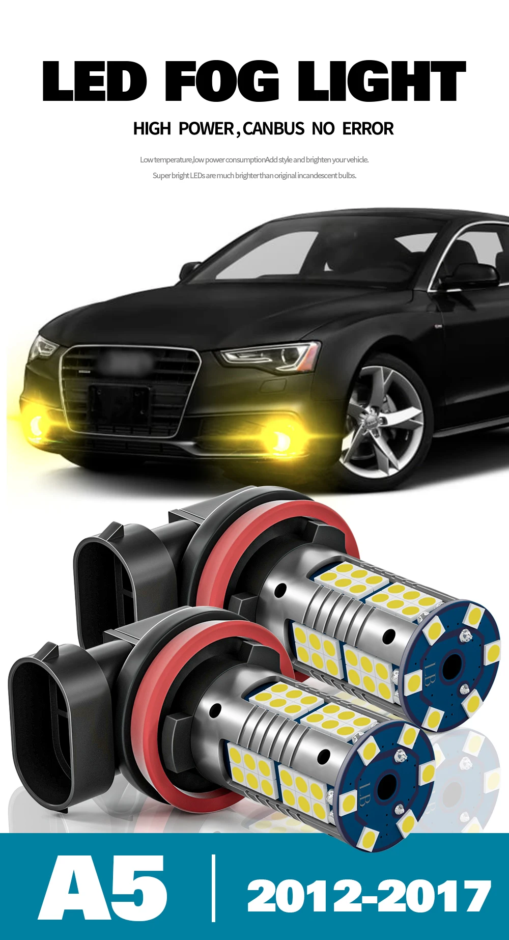 Phare antibrouillard LED Audi A5