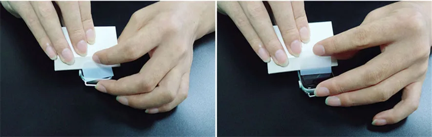 Soulever le film de libération et lissez autour