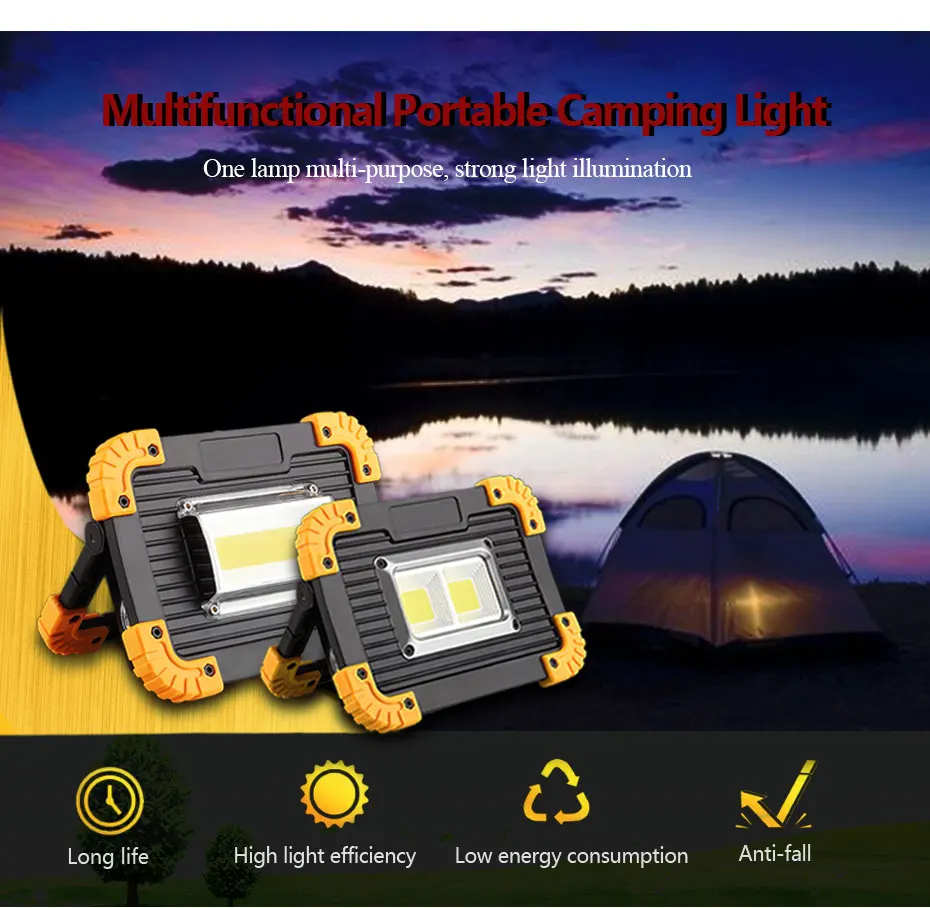 lampe de poche LED aste portable
