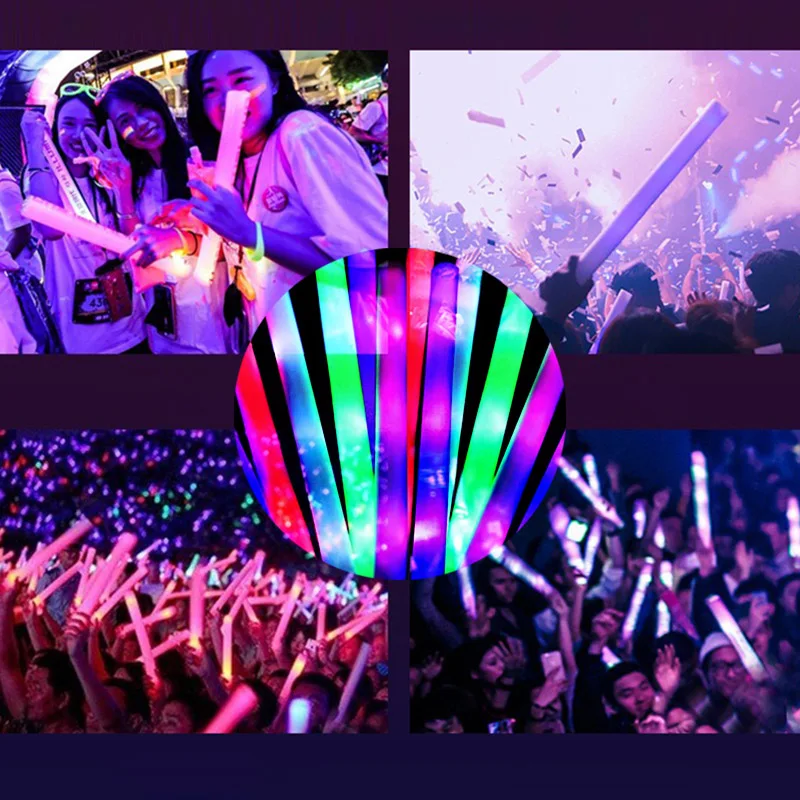 Baguettes Lumineuses en Mousse LED