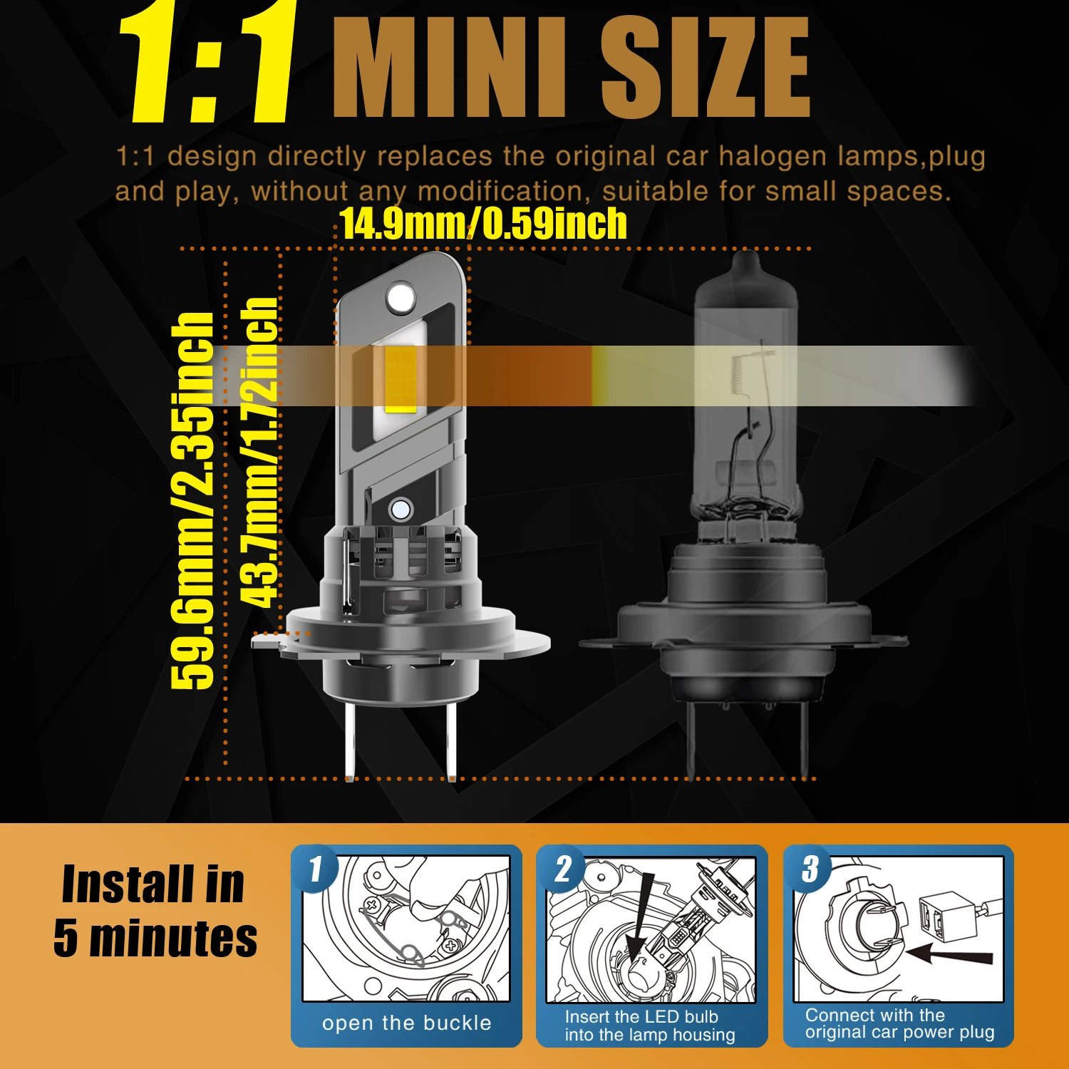 Lampe de sauna LED haute puissance