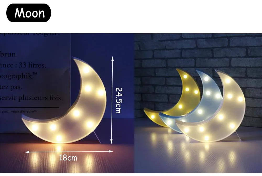 Veilleuse LED lune
