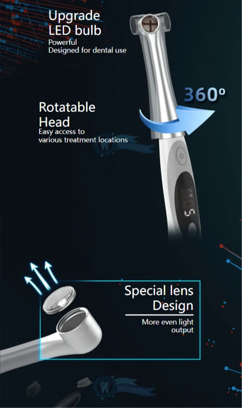 Lampe à polymériser dentaire sans fil COXO DB686