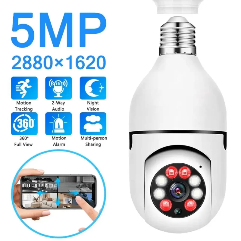 Ampoule Caméra Espion