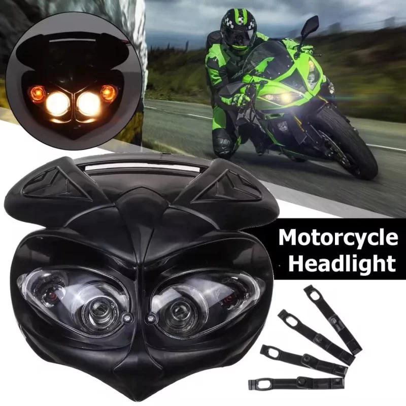 Phare Led Moto Avec Clignotant Intégré