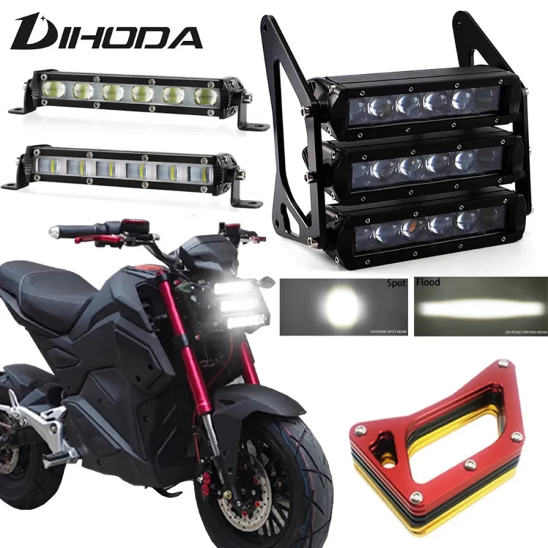 Phare Led Moto Avec Clignotant Intégré