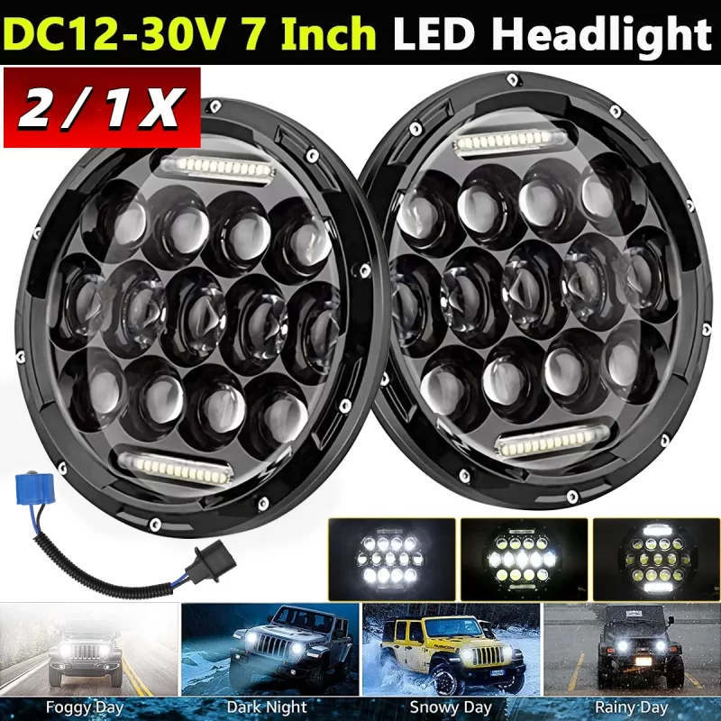 Phare Led 7 Pouces 4X4