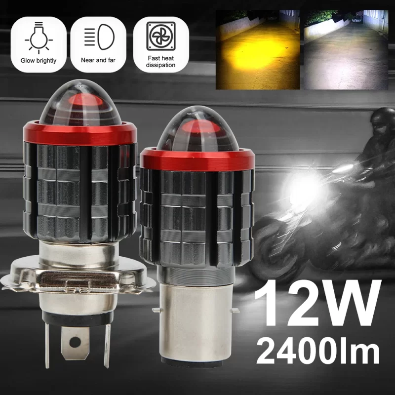 Phare Led Moto Avec Clignotant Intégré