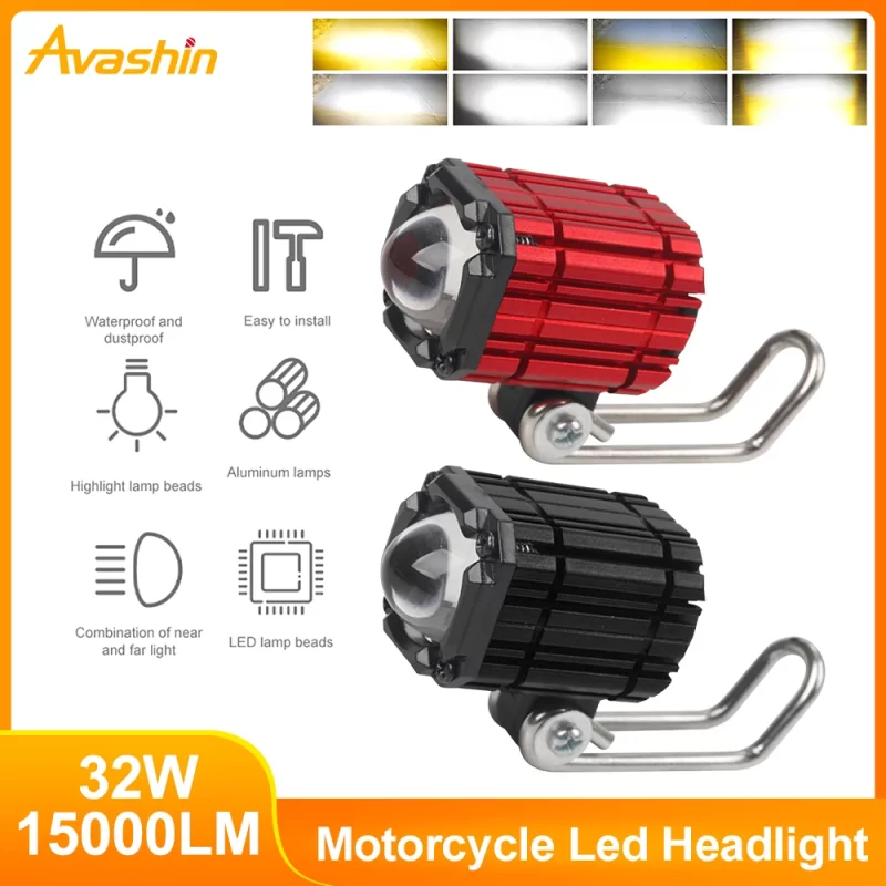 Phare Led Moto Avec Clignotant Intégré