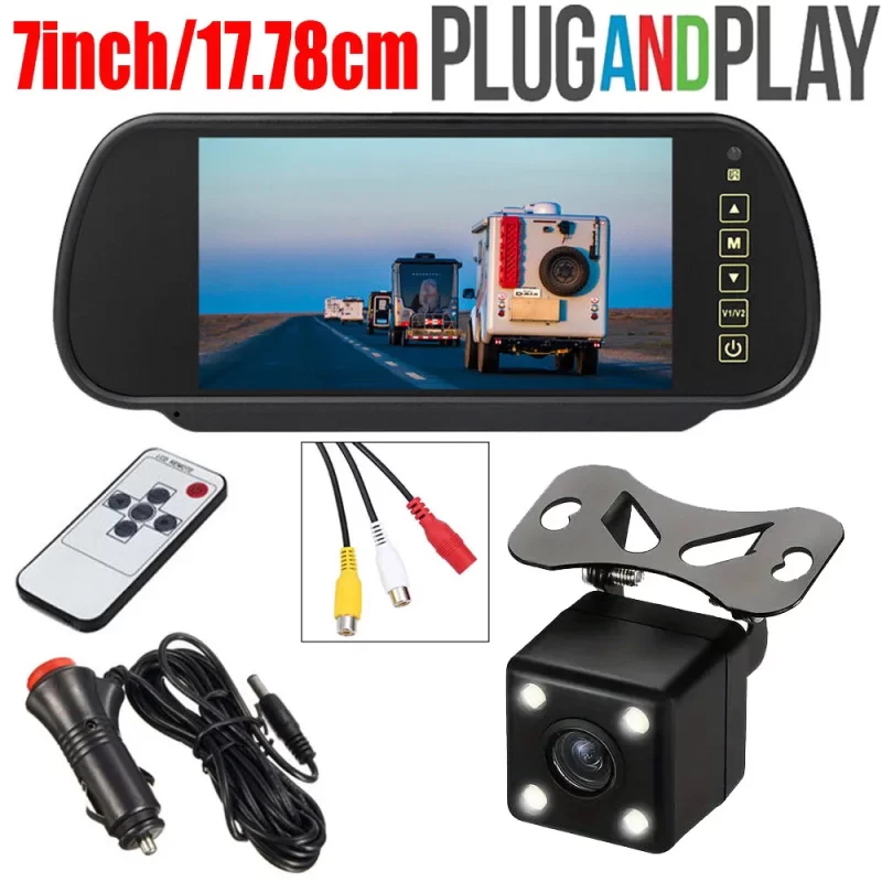 Camera De Recul + Ecran 7 Pouces