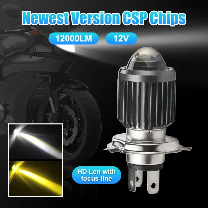 Phare Led Moto Avec Clignotant Intégré