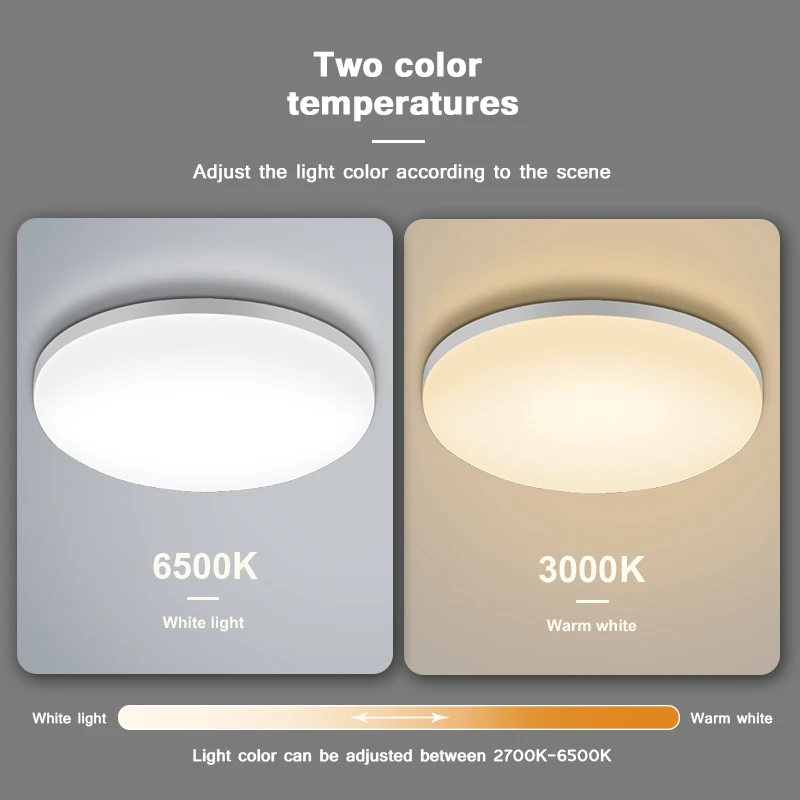 Plafonnier LED sans capteur