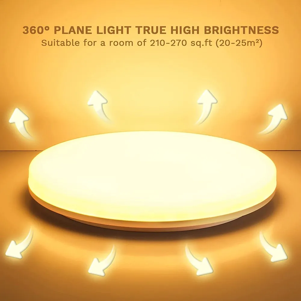 Plafonnier LED sans capteur