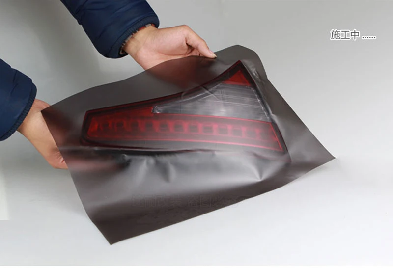 Matte Black Car Headlight Film Sticker-13