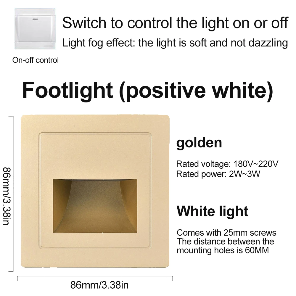 Encastré LED Applique Murale
