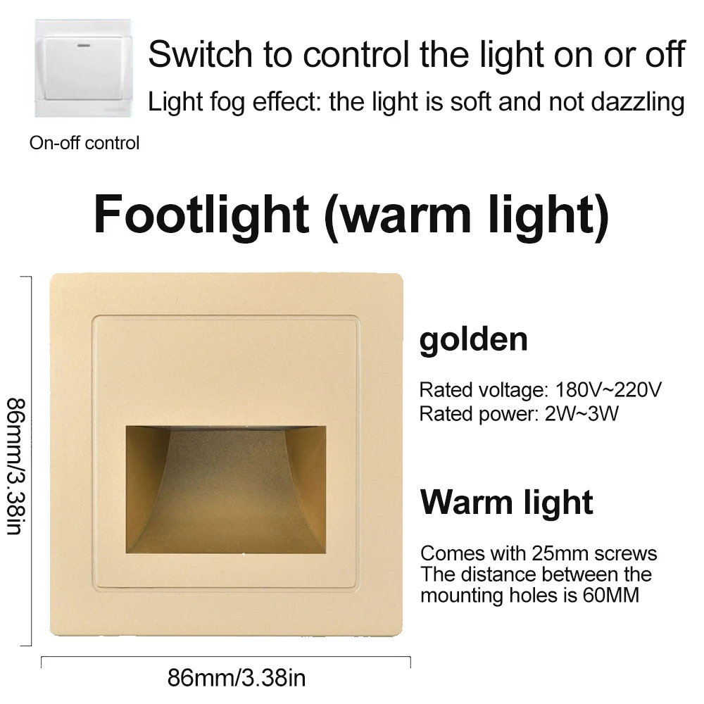 Encastré LED Applique Murale