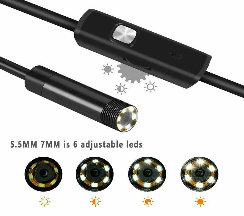 Luminosité LED ajustable