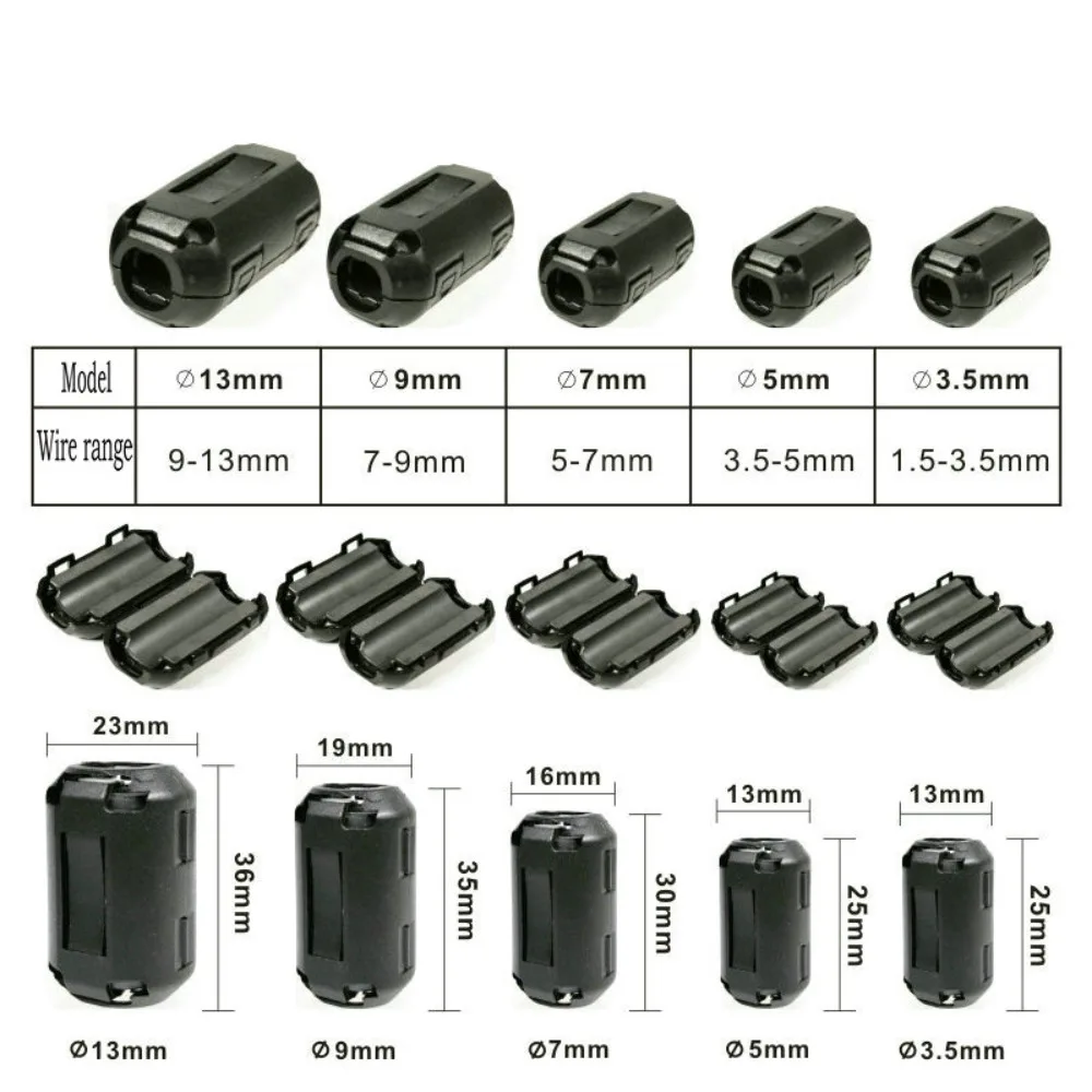 Pince à perles de ferrite à noyau annulaire
