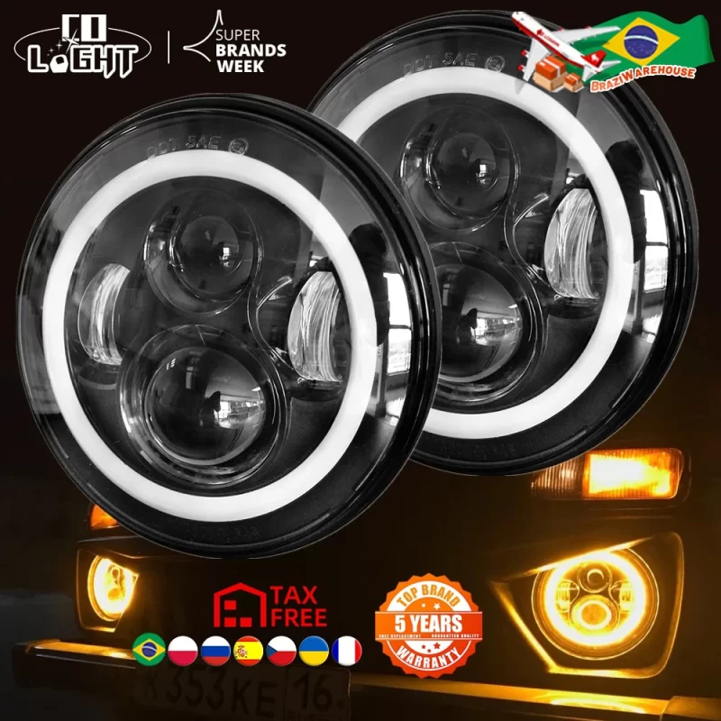 Phare Led 7 Pouces 4X4